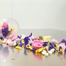 Dried edible flowers for cakes decorating | Pansy mini rose wedding mix EU grown picture