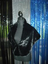 Cher Owned & Worn 80's Fur Wrap Black Monogram from Hairstylist Sydney Guilaroff picture