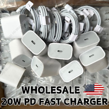 20W PD Fast Charger Type C Wall Charging Cube Cable For iPhone 14 13 12 11 X Lot picture