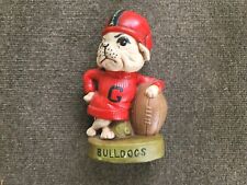 Vintage GEORGIA BULLDOGS Football Mascot UGA Painted / Ceramic Figurine picture