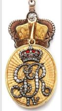 Vintage inspired Order Of King George IV badge in 925 silver & Diamond For Him picture