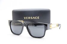 NEW VERSACE MOD. 4412 GB1/87 BLACK GOLD AUTHENTIC FRAMES SUNGLASSES 57-18 picture