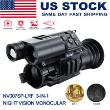 FD1 3-in-1 Front Clip-on Night Vision Scope Monocular Rangefinder Hunting Camera picture