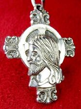 Vintage 6 GRAM Sterling WWII Chaplain Estate Collection Catholic Scapular Medal picture