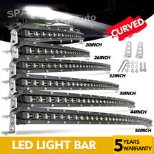 Slim Curved 20 26 32 38 44 50 LED Light Bar Combo Beam Off Road Driving ATV SUV picture