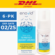 6PK SaNotize ENOVID Feb 2025 Anti Viral Nitric Oxide Nasal Spray | Fast DHL Exp. picture