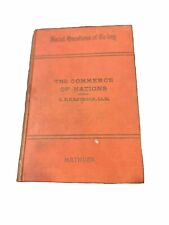 The Commerce Of Nations 1892 Bastable Methuen Social Questions Of Today Book picture