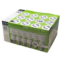 (12 Pack) TCP 14W (60W Equiv.) Compact Florescent Spiral Bulbs E26 Base 2700K picture