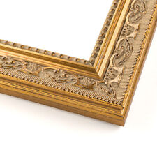 12x12 Antique Gold Wood Frame with UV Acrylic and Acid Free Foam Board picture