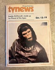 TV Guide TV Prevue Regional Oct 1974 Roddy Made Up McDowell Planet Of The Apes picture