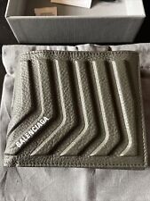 Brand New Authentic Balenciaga Card/Coin Square BIFolded Gray Wallet(BAL259521) picture