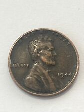 RARE 1944 Wheat Penny Cent Coin Error  It Has No Mint Mark- Not Certified picture