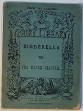 Antique Cinderella and The Little Glass Slipper George Cruikshank 1868 Softcover picture