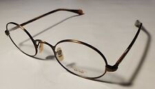 Oliver Peoples Linus RX Eyeglasses Antique Bronze Brown 46-22-143 Japan Made picture