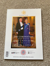 THE CORONATION KING 👑CHARLES III & QUEEN CAMILLA - OFFICIAL SOUVENIR PROGRAMME picture
