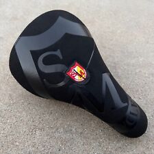 S&M BMX COXIE DIRECTOR'S FAT BICYCLE PIVOTAL SEAT BLACK SHIELD LOGO picture