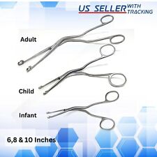 Set of 3 Magill Forceps Infant Child Adult Anesthesia EMT Surgical Instruments picture