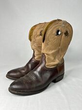 Nacona Vintage Bullhide Western Cowboy Boots EUC Made In USA Men’s Size 10D picture
