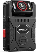BOBLOV M7 Pro 4K GPS police Body Camera 180° Rotate Camera 128GB Video Recorder picture