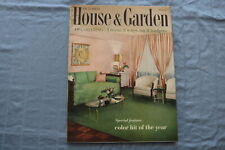 1958 OCTOBER HOUSE & GARDEN MAGAZINE - COLOR HIT OF THE YEAR - E 9310 picture