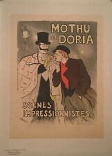 1896 Original French Art Nouveau Poster, Maitres de L'affiche - Mothu et Doria picture