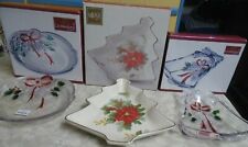 3 Mikasa Holiday Candy Dishes NIB  picture