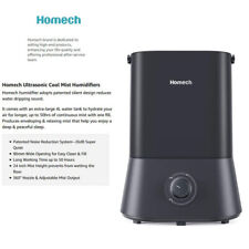 Homech HM-AH001 Cool Mist 4L Humidifier 26dB Quiet Ultrasonic 360° Nozzle DI21_K picture