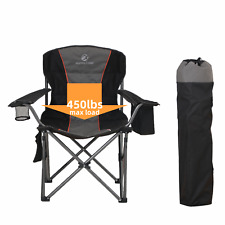ALPHA CAMP Padded Camping Chair Heavy Duty Folding Chair w/ Cup Holder Oversized picture