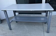 ULINE Heavy Duty Adjustable Industrial Work Packing Table 500 lbs. Capacity picture
