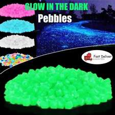 600/300x Glow in The Dark Pebbles Garden Glowing Rocks Fish Tank Luminous Stones picture