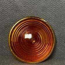 Vintage Griffin Glass Amber Clearance Lens 4485-89 3 in Round 3/4 in High picture