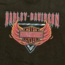Vintage 90s Harley Davidson T Shirt Single Stitch Daytona FL Biker USA Sz L Rare picture