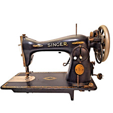 Singer Sewing Machine Model 15 Vintage 1937 AE626408 For Parts or Repair picture