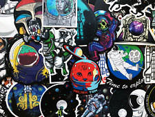 100 Bulk Sticker Pack Dope NASA Space Science Decals For Laptop Skateboard picture