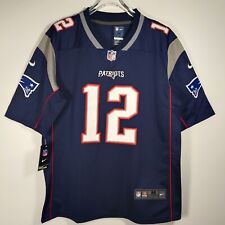 Tom Brady #12 Football Jersey, New England Patriots, Dark Blue, Embroidered picture