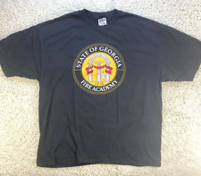 vtg  fire academy  fire fighting  mens tshirt xl black picture