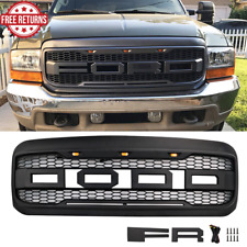 Front Raptor Grille For 1999-2004 FORD F250 F350 F450 Super Duty w/LED & Letters picture