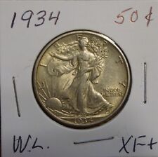1934 WALKING LIBERTY HALF DOLLAR-XF+  EXTREMELY FINE PLUS picture