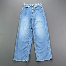 Madewell Jeans Women 27 Curvy Perfect Vintage Wide Leg Jean Blue Denim Stretch picture