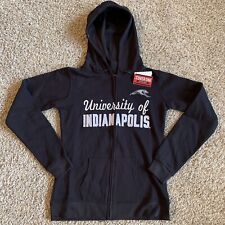 University Of Indianapolis Greyhounds Hoodie Women’s Sweatshirt Zip Jacket Sz. S picture
