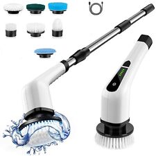 Electric Cleaning Brush Handheld Cleaner Cordless Spin Scrubber Kitchen Bathroom picture