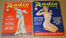1937 Radio Mirror Magazines (April & May) Norman Rockwell Beech-Nut Gum Ad, etc. picture