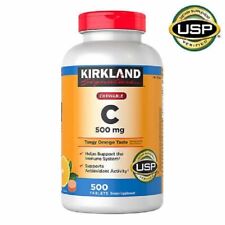 Kirkland Signature Vitamin C 500 mg.,500 Chewable Tangy Orange Tabs EXP-09/2026 picture