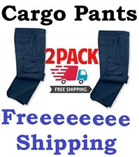 Cargo Work Pants Uniform Used Cintas Unifirst Dickies Redkap Navy Black Gray Tan picture