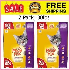 Meow Mix Original Choice Dry Cat Food, 30 Pounds, 2 Packs picture