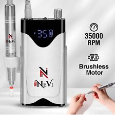 Professional Nail Drill Machine NeVi USA,35000 RPM Rechargeable Nail File picture