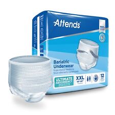 Attends Bariatric Adult Disposable Underwear XXL AU50 Super Absorbent Core 48 Ct picture