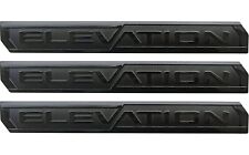 3X Gloss Black Door Rear Elevation Emblems Badge 2019+ Sierra 1500 2021+ Canyon picture