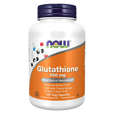 NOW FOODS Glutathione 500 mg - 120 Veg Capsules picture