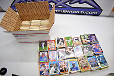 2700 LARGE LOT BOX BASEBALL SPORTS CARDS TOPPS DONRUS UPPER DECK 80-90 picture